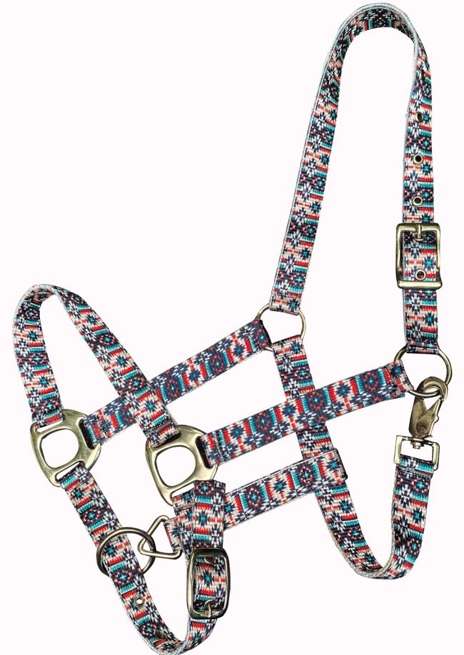 Showman® Premium Nylon Horse Sized 3 Ply Halter
