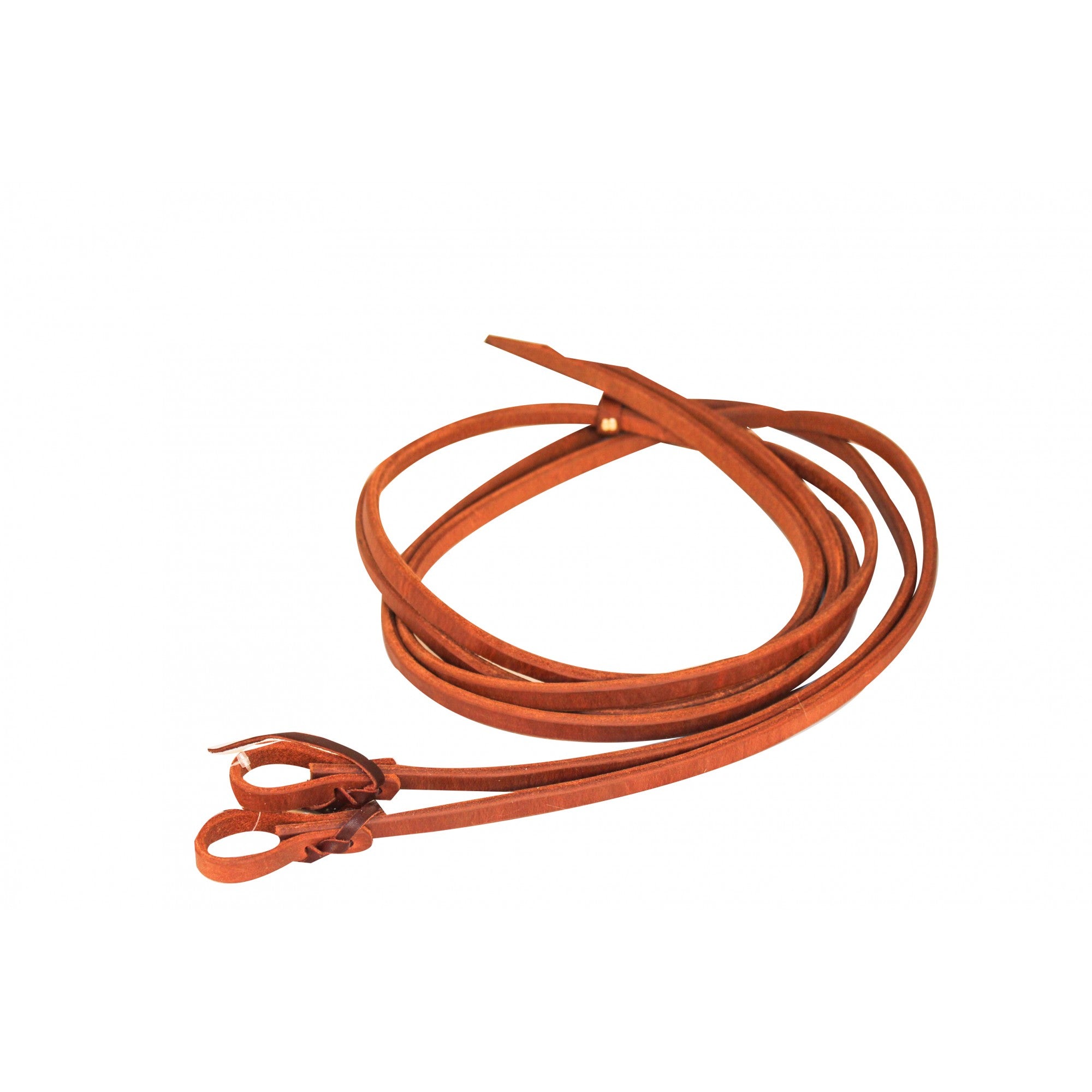 Showman 1/2 x 8' Oiled Harness Leather Quick Change Roping Reins Showman 1/2 x 8' Oiled Harness Leather Quick Change Roping Reins