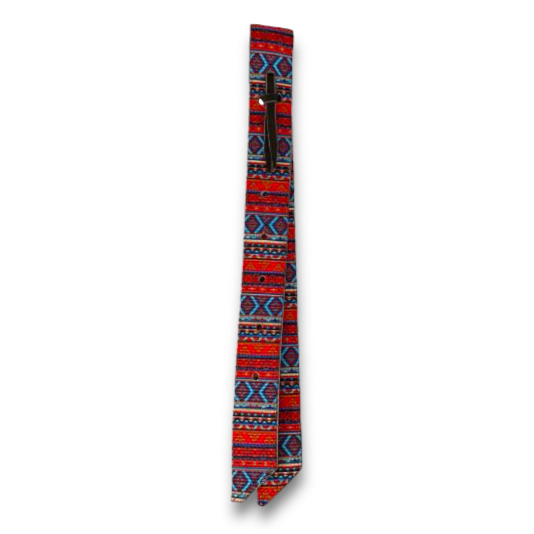 Rênes Concours Western Latigo Bordeaux Tressé – Cuir Lourd Showman – 6.5"